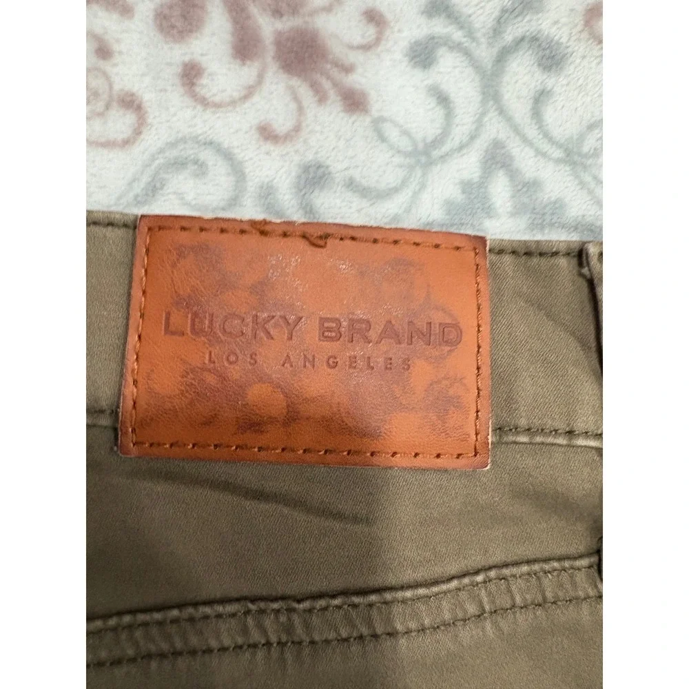 Lucky Brand 121 Slim Straight Brown Pants Mens 32x30 Cotton Stretch Chino - Picture 15 of 16